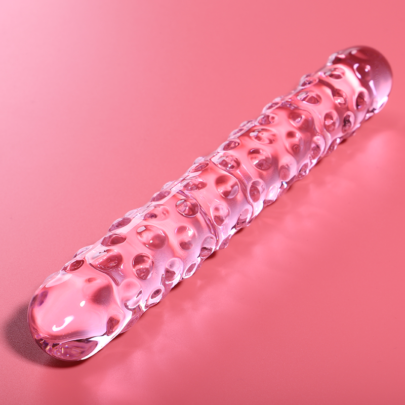 NEBULA SERIES BY IBIZA - MODELL 15 DILDO BOROSILIKATGLAS ROSA 18.5 CM -O- 3 CM