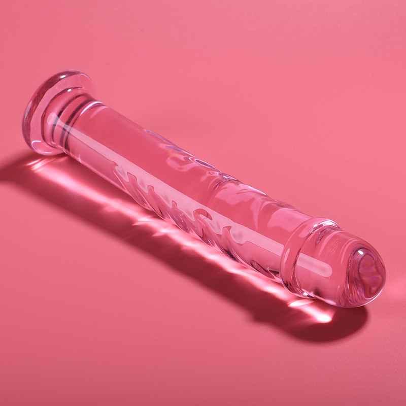 NEBULA SERIES BY IBIZA - MODELL 16 DILDO BOROSILIKATGLAS ROSA 18.5 CM -O- 3 CM