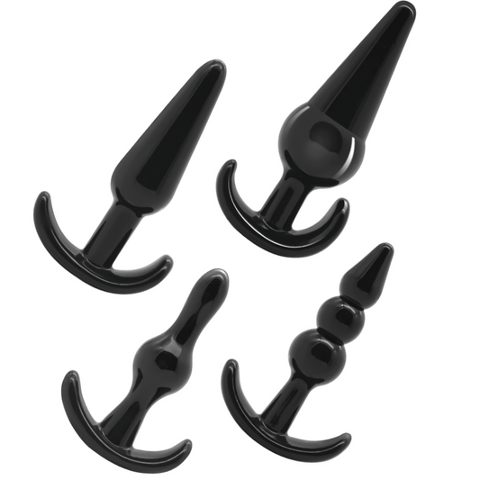 Analplug Set – 4 flexible Analplugs aus hautfreundlichem Material