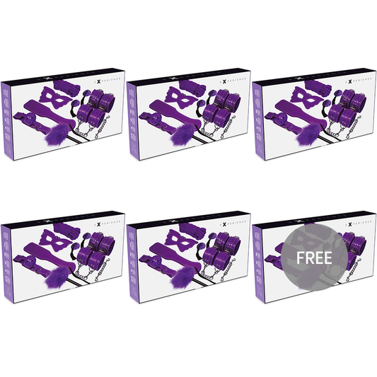 EXPERIENCE - BDSM-FETISCH-KIT LILA SERIE 5+1 KOSTENLOS