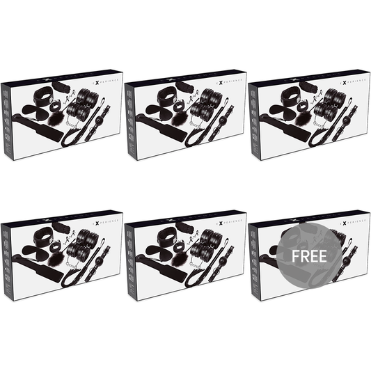 EXPERIENCE - BDSM-FETISCH-KIT SCHWARZ SERIE 5+1 KOSTENLOS