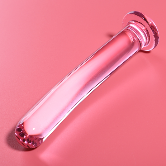 NEBULA SERIES BY IBIZA - MODELL 9 DILDO BOROSILIKATGLAS ROSA 15.5 CM -O- 2.5 CM