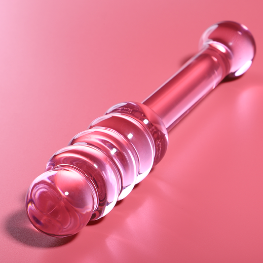 NEBULA SERIES BY IBIZA - MODELL 20 DILDO BOROSILIKATGLAS ROSA 20.5 CM -O- 3 CM