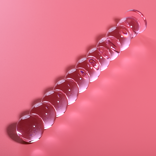 NEBULA SERIES BY IBIZA - MODELL 22 DILDO BOROSILIKATGLAS ROSA 21.5 CM -O- 2.5 CM