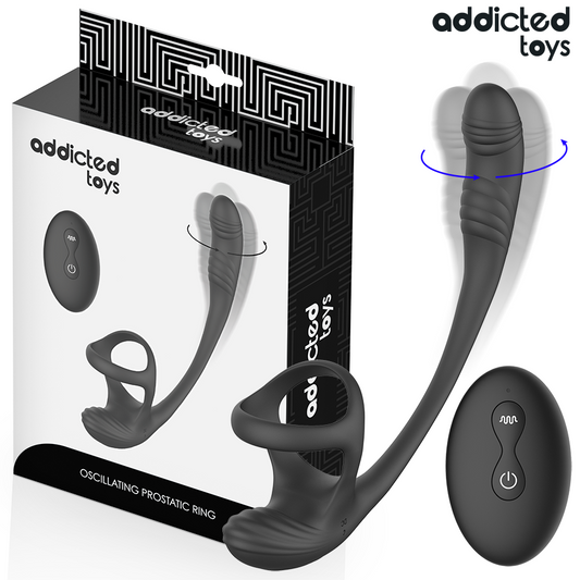 ADDICTED TOYS  ANALPLUG MIT VIBRATION, 360°-WELLUNG UND HODENSTIMULATOR