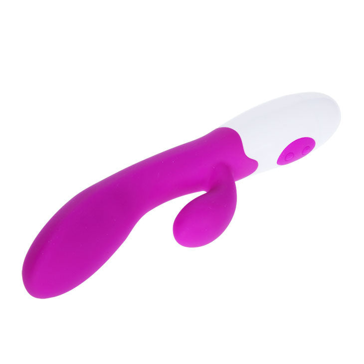 PRETTY LOVE Flirtation Alvis Vibrator mit Klitoris-Stimulator – Flieder/Weiß