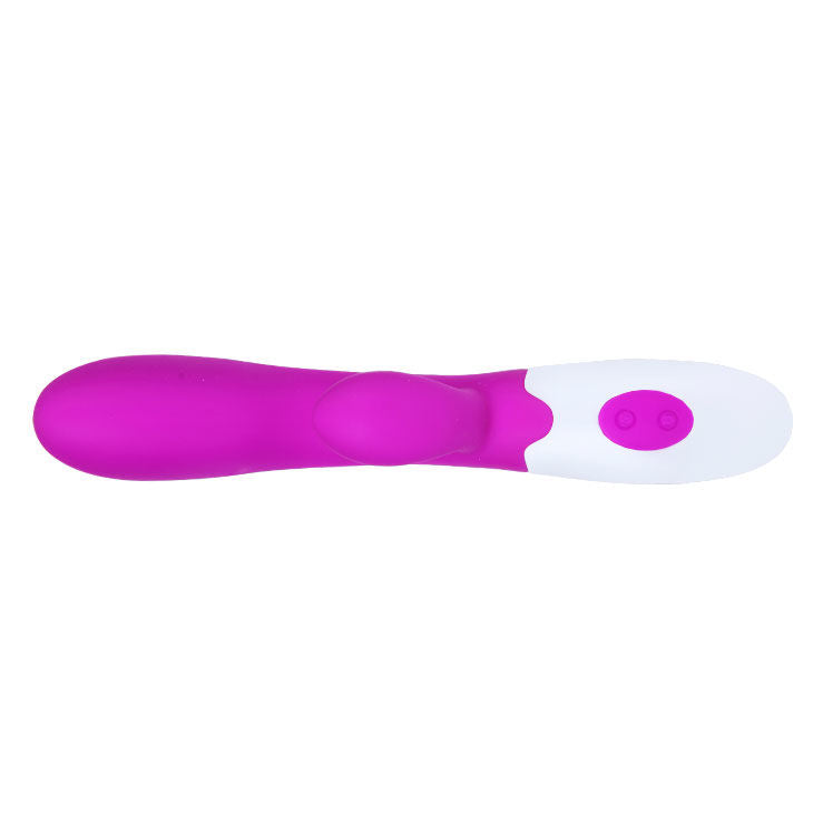 PRETTY LOVE Flirtation Alvis Vibrator mit Klitoris-Stimulator – Flieder/Weiß