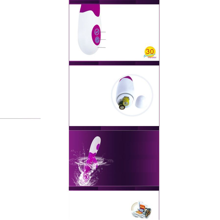 PRETTY LOVE Flirtation Snappy Vibrator – Flieder/Weiß