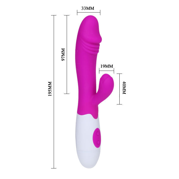 PRETTY LOVE Flirtation Snappy Vibrator – Flieder/Weiß