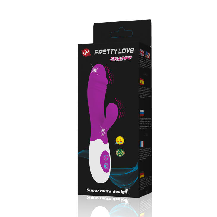PRETTY LOVE Flirtation Snappy Vibrator – Flieder/Weiß