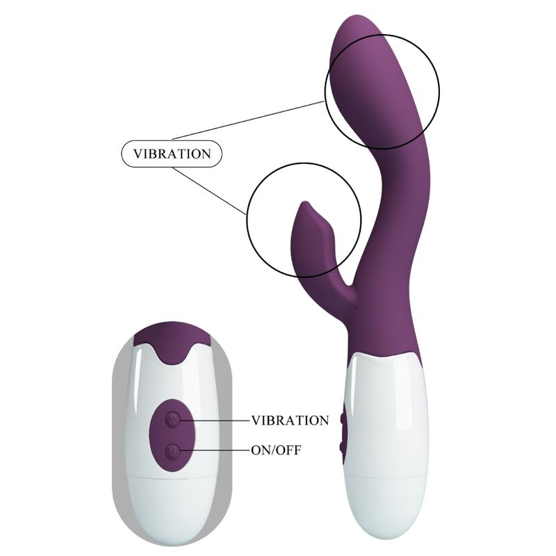 PRETTY LOVE – Heller G-Punkt-Vibrator in Lila
