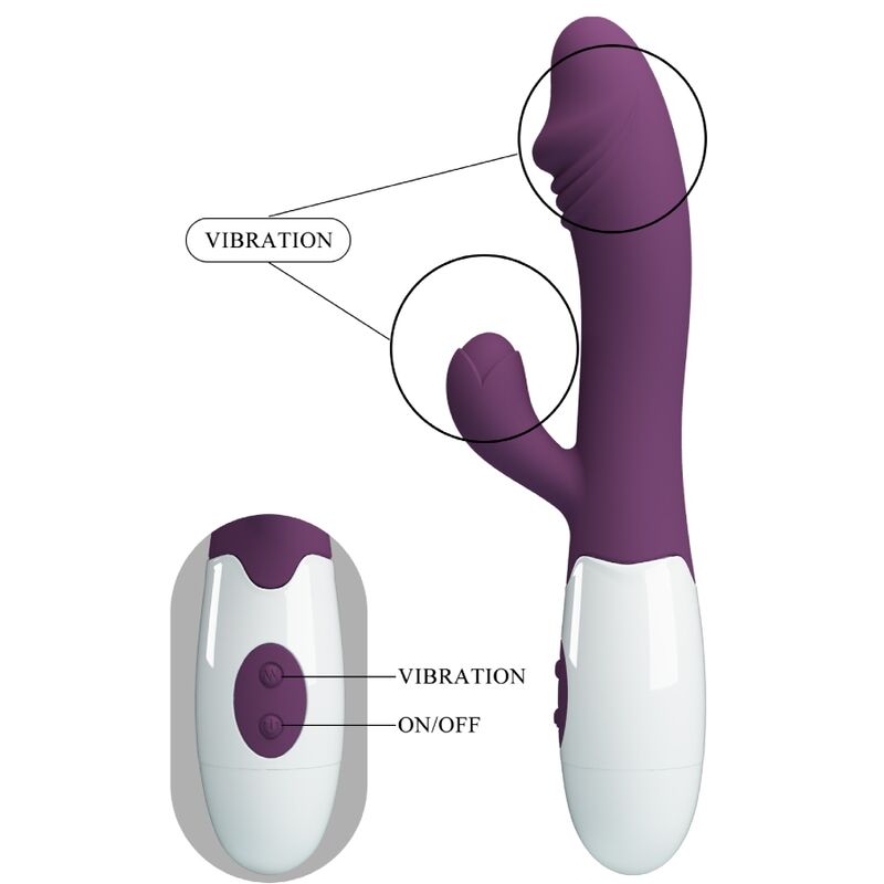 PRETTY LOVE Snappy G-Spot Vibrator – Lila