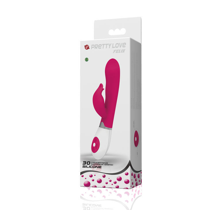 PRETTY LOVE Flirtation Vibrator Felix Stimulator – Flieder/Weiß