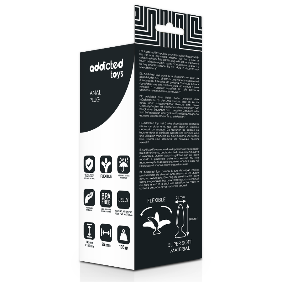 Analplug Masturbator – Flexibel & Hautfreundlich aus TPR (14 cm)